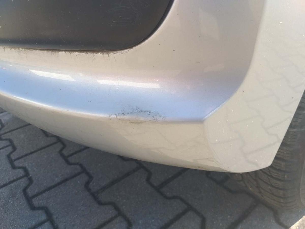 Peugeot 207 original Sto&szlig;stange Stossf&auml;nger hinten EZR Aluminium Grau Bj.2007